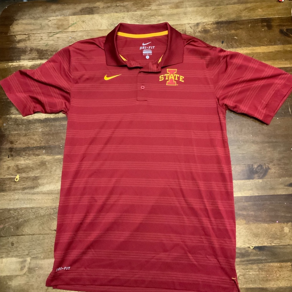 nike iowa state polo